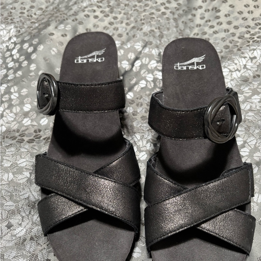 Dansko Women's Black Sandals
